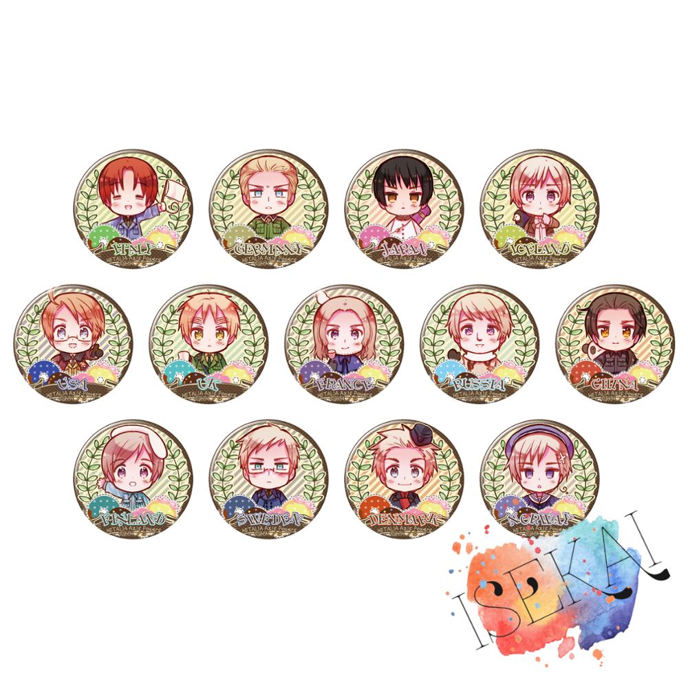 Embroidery Australia - 50mm Axis Power HETALIA World Anime