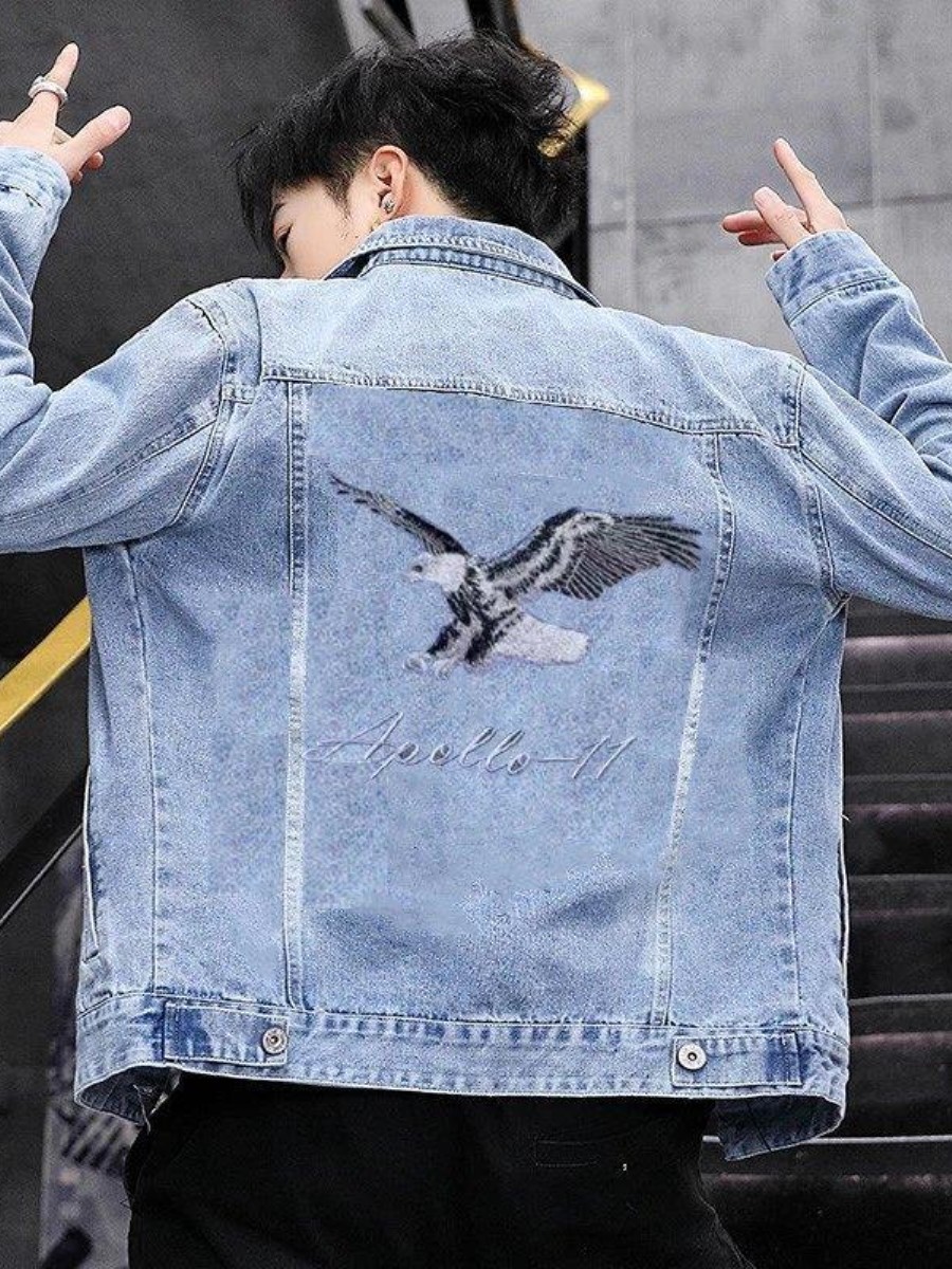 Embroidery Vest - Neue 2026 Herren-Jeansjacke Frühling Herbst Stickerei
