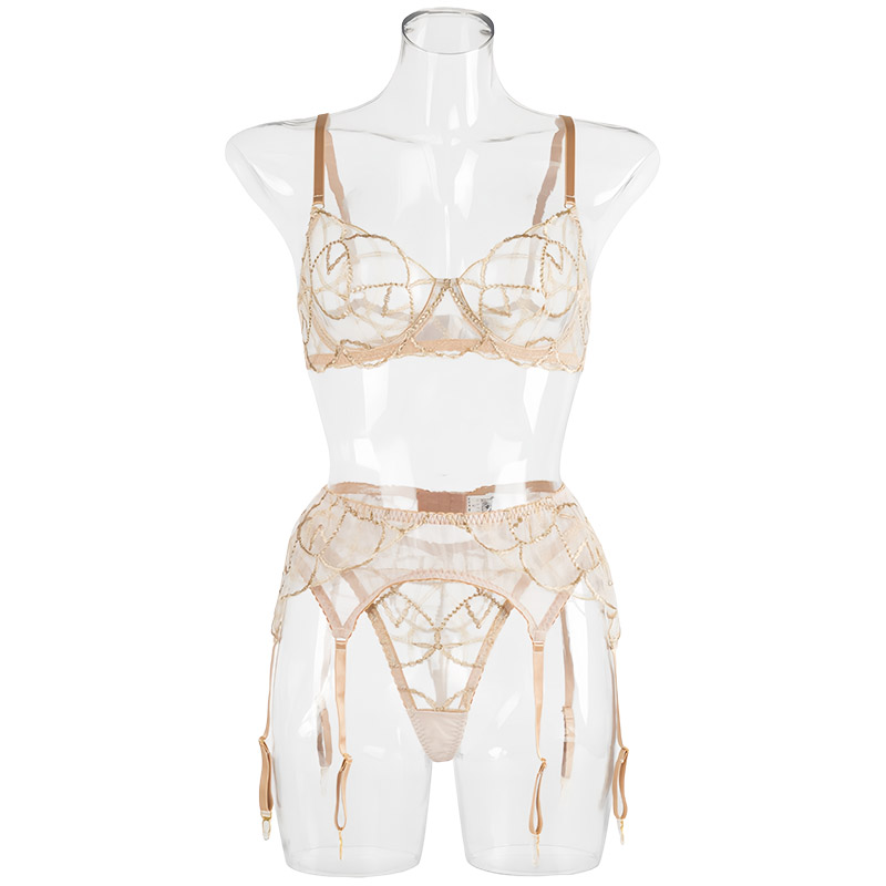 Embroidery Underwear - Sexy Dessous-Set für Damen: Lustige Unterwäsche