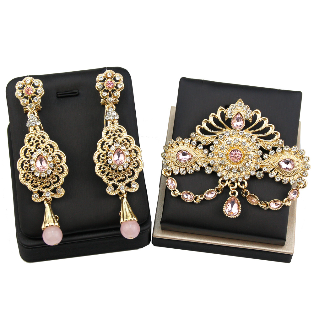 Embroidery Arabic - Sun spicems Gold Farbe arabische Brosche