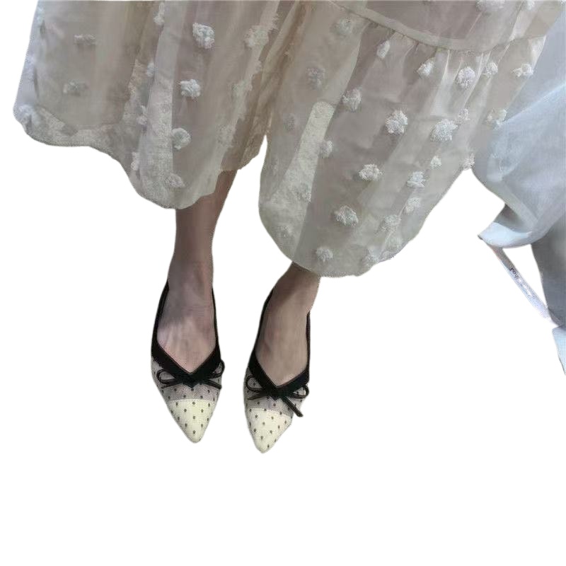 Embroidery Flat Shoes - 2026 Sommer Neu Polka Dot Einzelschuh