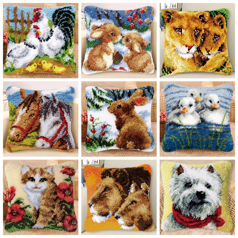 Embroidery Horse - Rabbit Horse Latch Hook Kits Smyrna