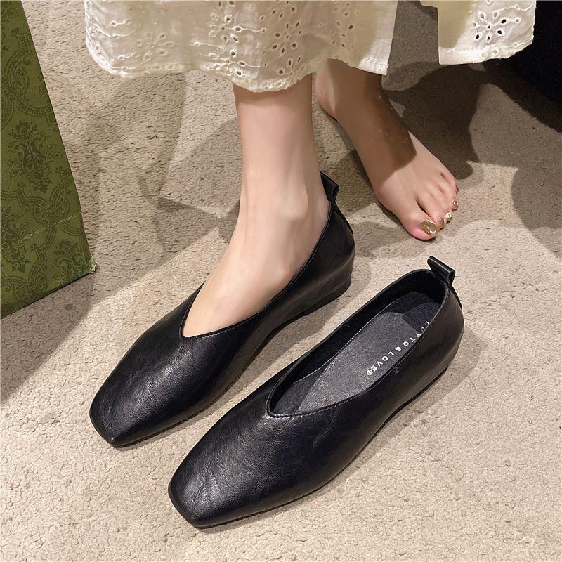 Embroidery Flat Shoes - Modische Damenschuhe Echtleder-Loafer Luxuriöse Silberne Absätze