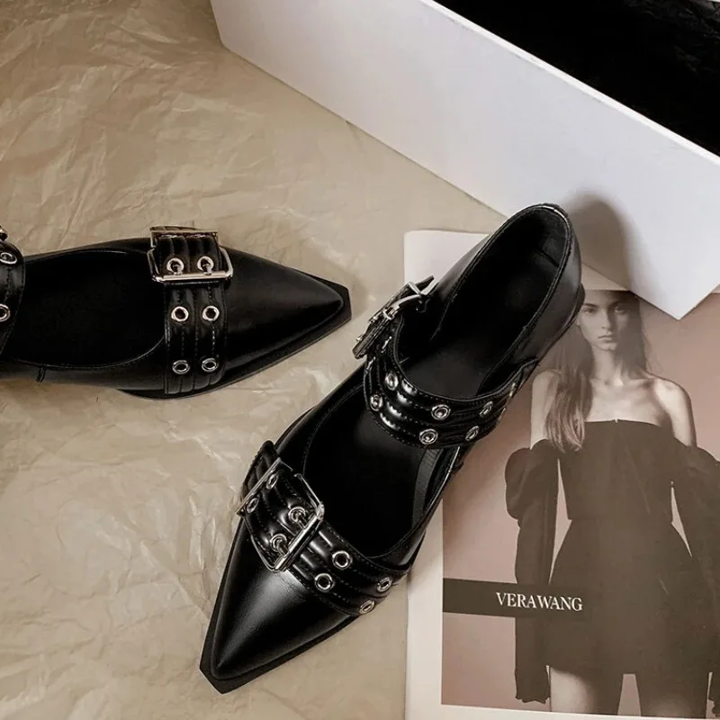 Embroidery Flat Shoes - Damenschuhe Designer Luxus Low Heel Pumps