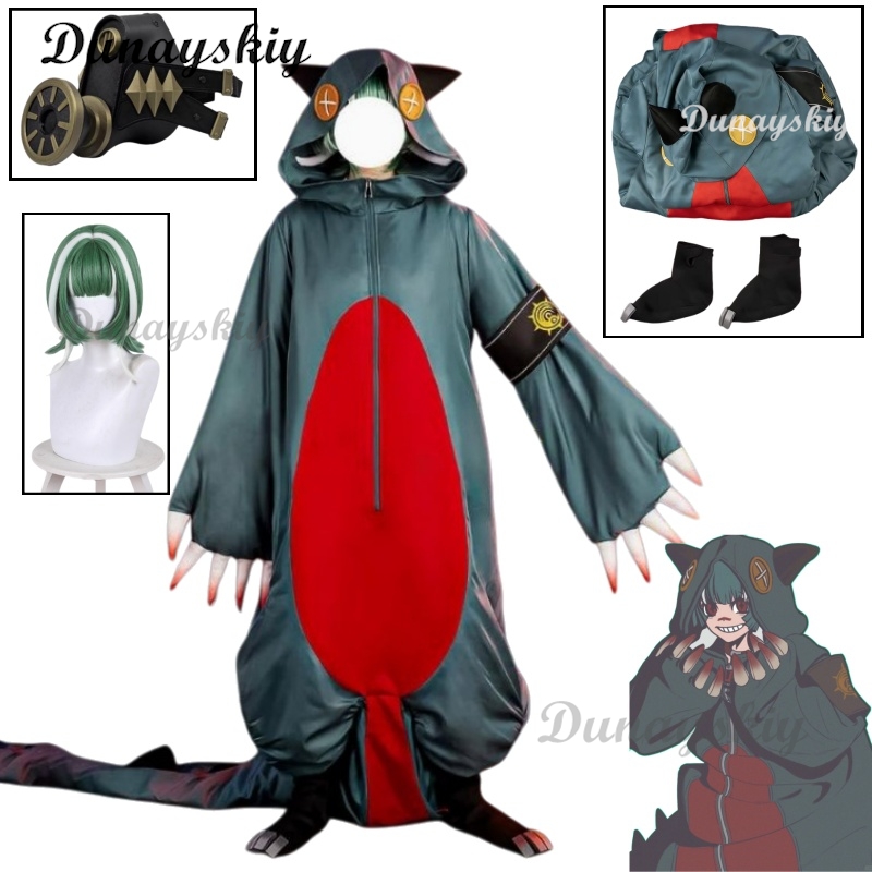 Embroidery Vest - Guita Gachiakuta Cosplay-Outfit, Perücke, Maske, Requisiten,