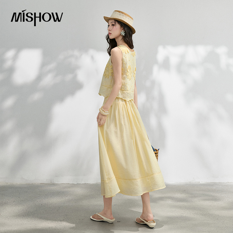 MISHOW Französische Bluse mit  – Embroidery Blouse Bewertung und Preis
