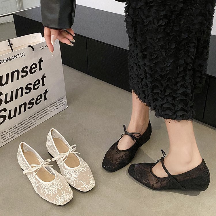 Sanfte flache Ballettschuhe fü – Embroidery Flat Shoes Bewertung und Preis