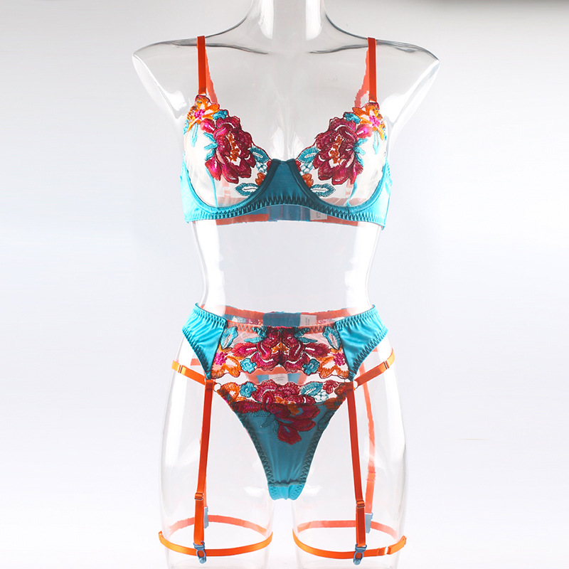 Sexy Spitzen-Erotik-Set für Da – Embroidery Underwear Bewertung und Preis