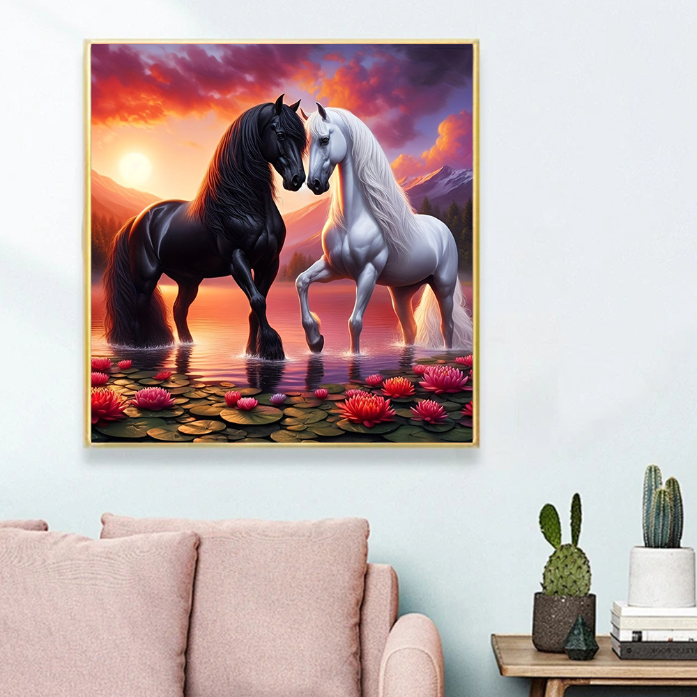 Huacan Diamant Malerei Set Tai – Embroidery Horse Bewertung und Preis