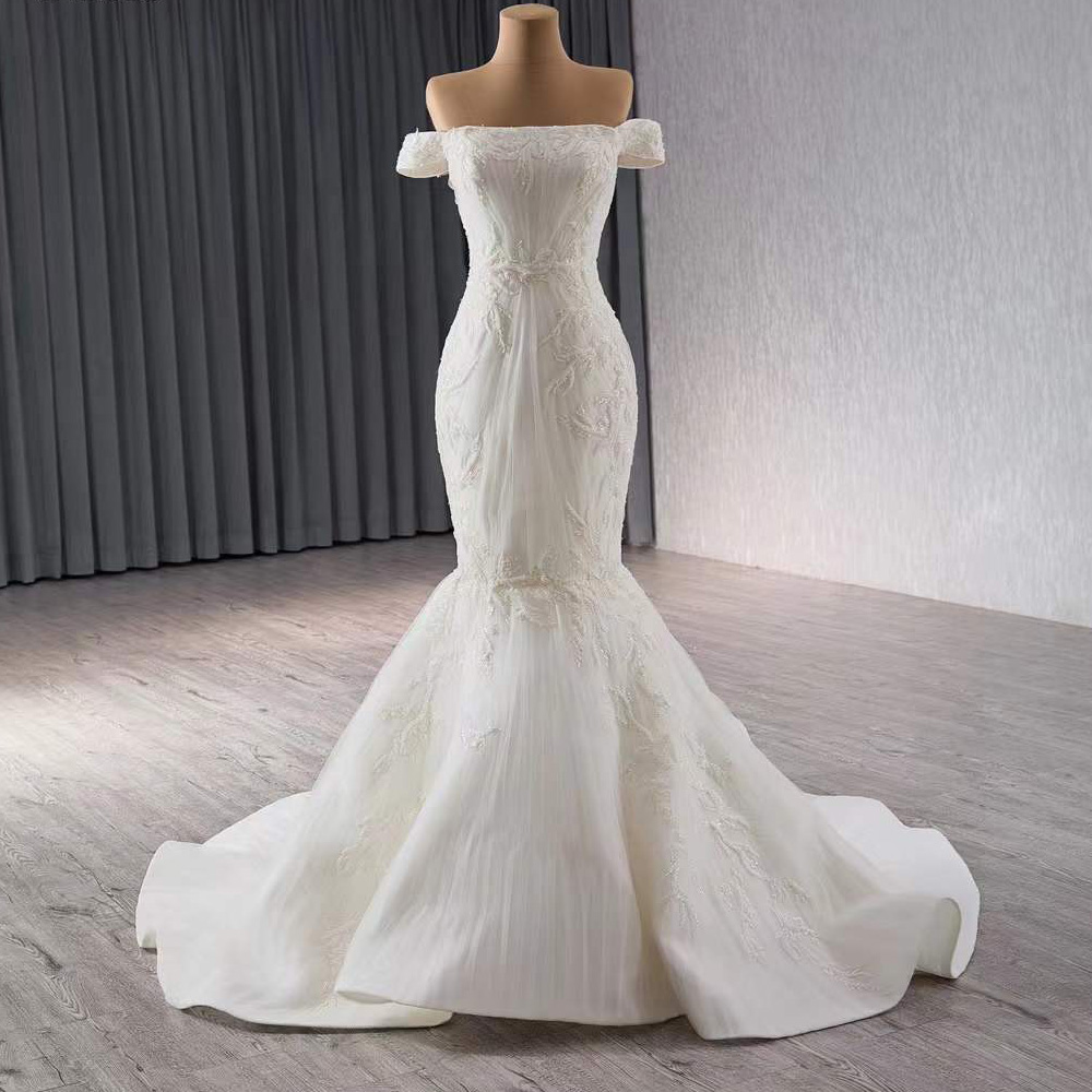 Hochzeitskleid, trägerlos, sch – Embroidery Organza Bewertung und Preis