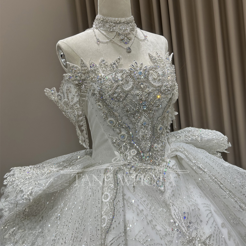 Robes De Mariée Sur Mesure Sch – Embroidery Organza Bewertung und Preis