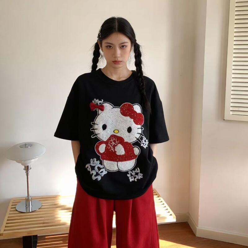 Niedliches Kurzarm-T-Shirt mit – Embroidery Shirt Bewertung und Preis