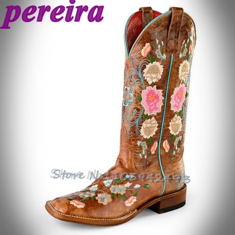 Gestickte Blumenstiefel Rose G – Embroidery Flower Bewertung und Preis