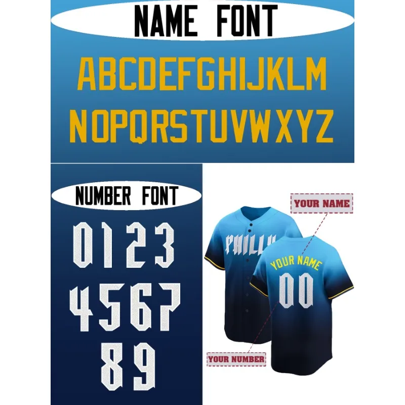 Personalisierter Name und Numm – Embroidery Gradient Bewertung und Preis