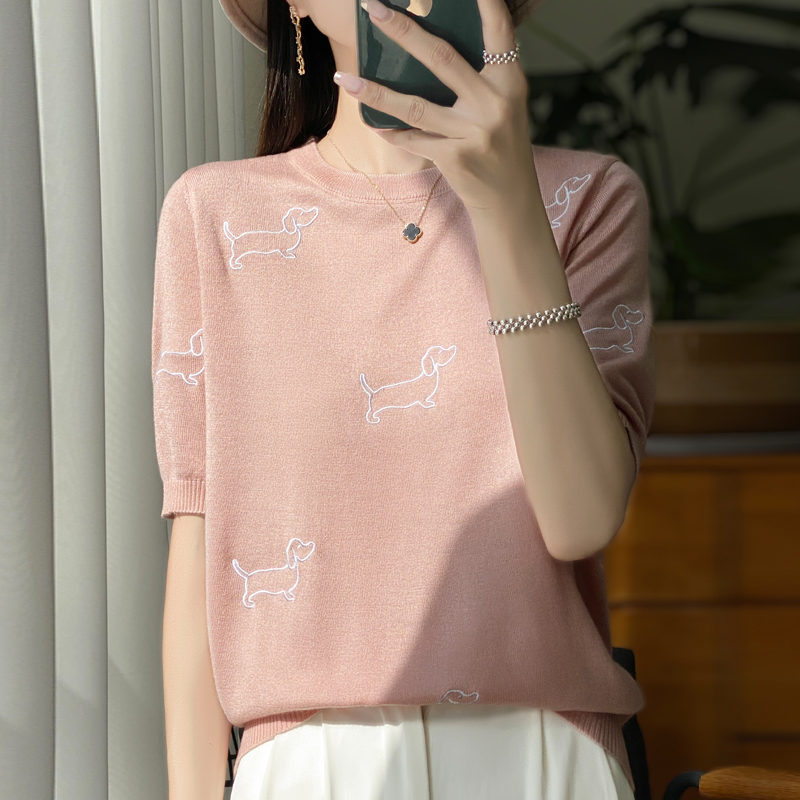 2024 Kurzarm-Kaschmir-Kurzarm  – Embroidery Vest Bewertung und Preis