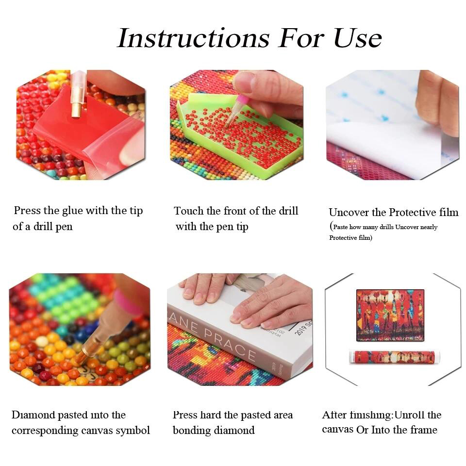 Rahmenloses, 5D DIY Diamant-Ma – Embroidery Flower Bewertung und Preis