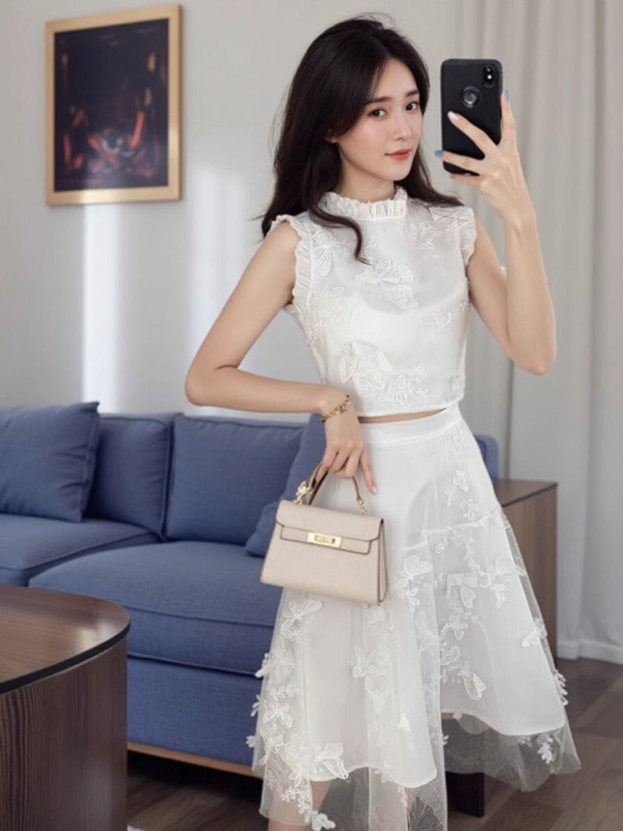 Neues Sommer High-End Weißes 2 – Embroidery Blouse Bewertung und Preis