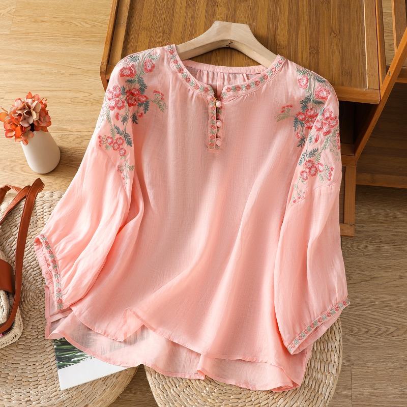 Chinesischen Stil frauen Kleid – Embroidery Blouse Bewertung und Preis
