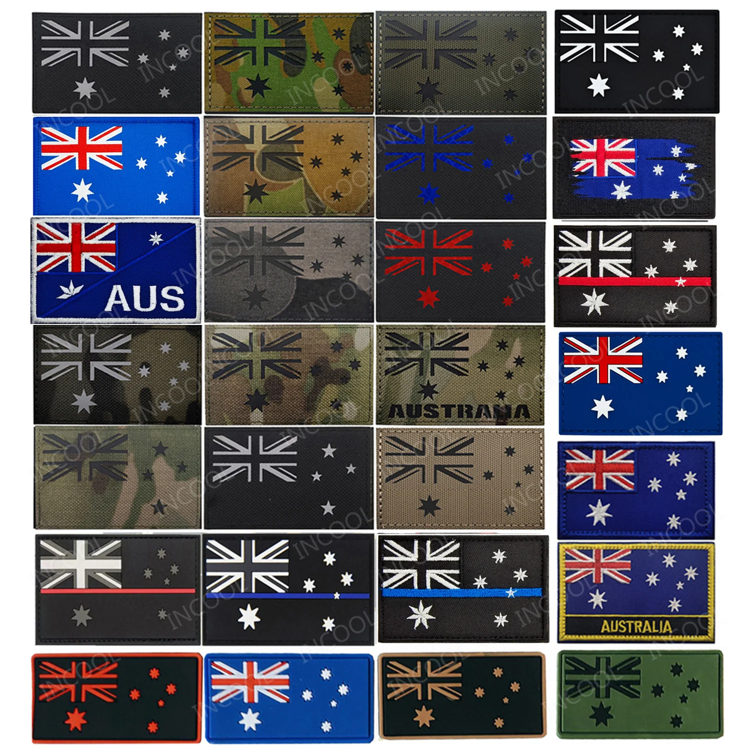Australien-Flagge, IR-reflekti – Embroidery Australia Bewertung und Preis