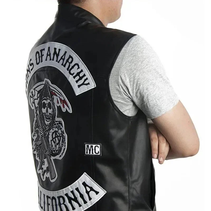 ABC123 Leder Herren Motorrad C – Embroidery Vest Bewertung und Preis