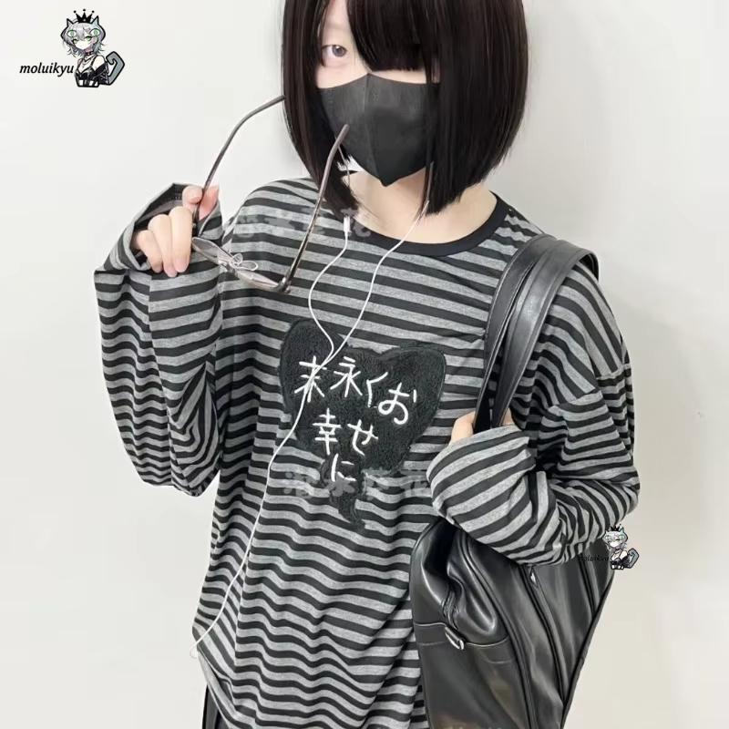Y2K American Punk Vintage O-Au – Embroidery Shirt Bewertung und Preis