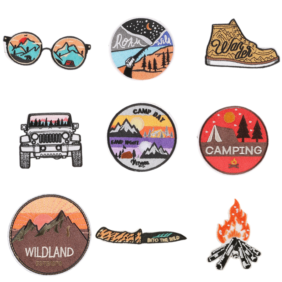 Stick patches Aufbügeln Nähen  – Embroidery Australia Bewertung und Preis