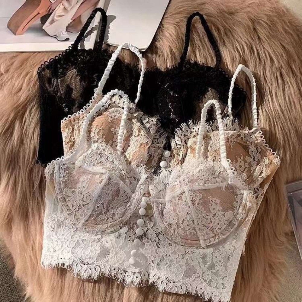 Drahtloser BH mit Blumensticke – Embroidery Underwear Bewertung und Preis