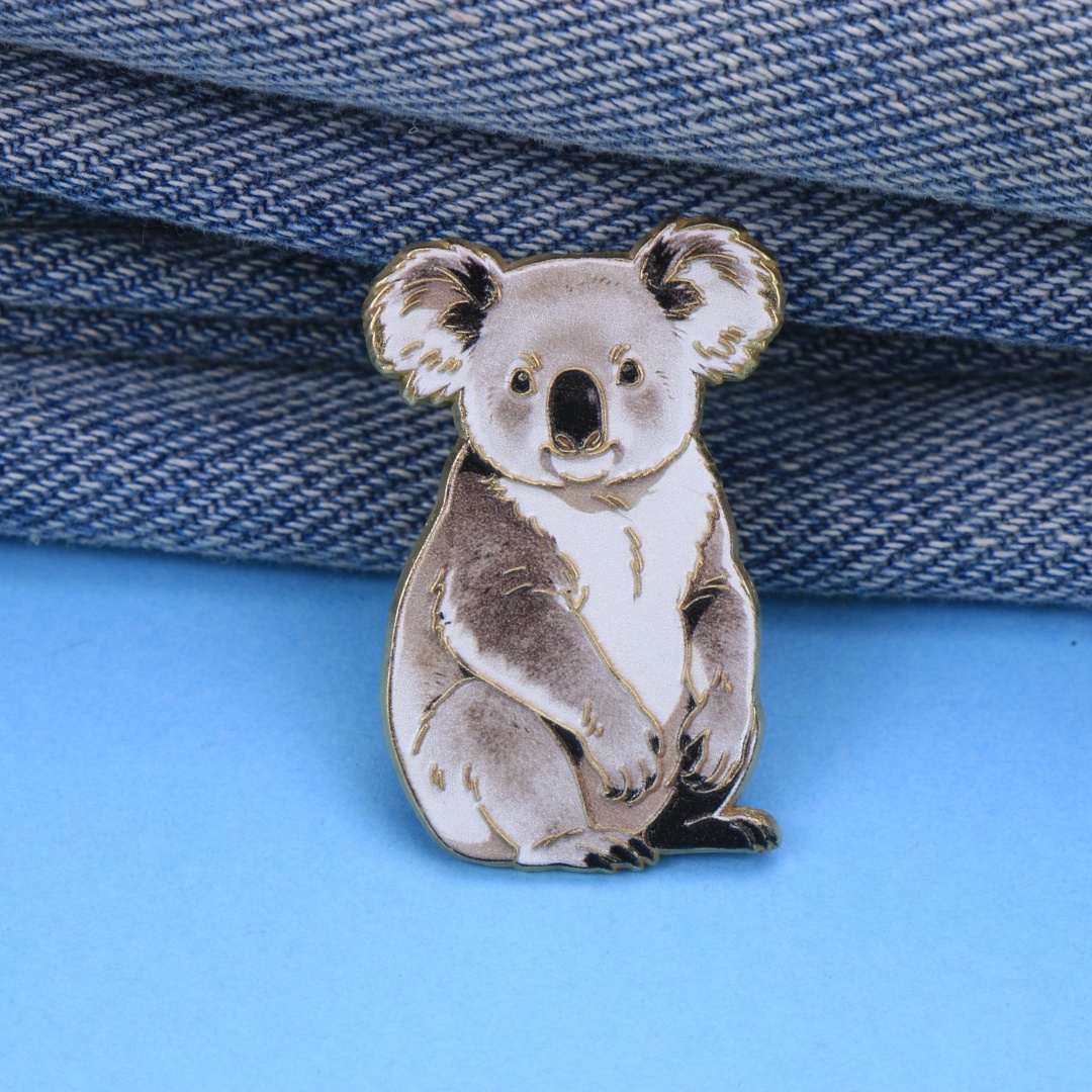 Aquarell-Koala-Emaille-Ansteck – Embroidery Australia Bewertung und Preis