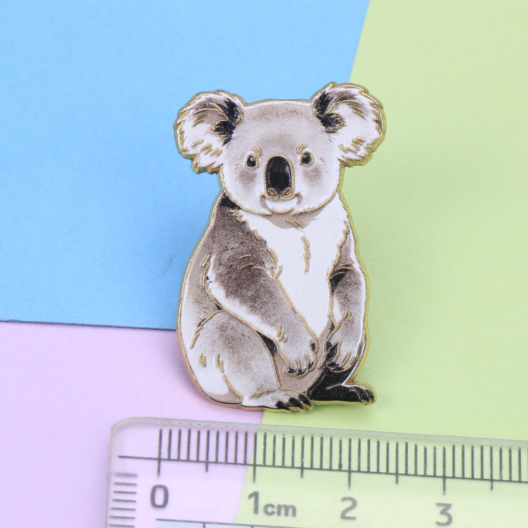 Aquarell-Koala-Emaille-Ansteck – Embroidery Australia Bewertung und Preis