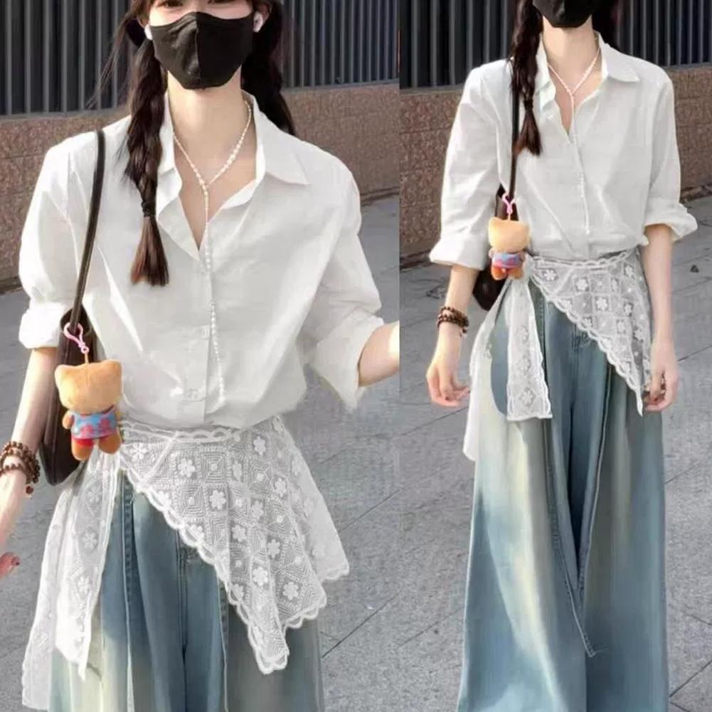 Französischer Spitzen-Schal fü – Embroidery Blouse Bewertung und Preis