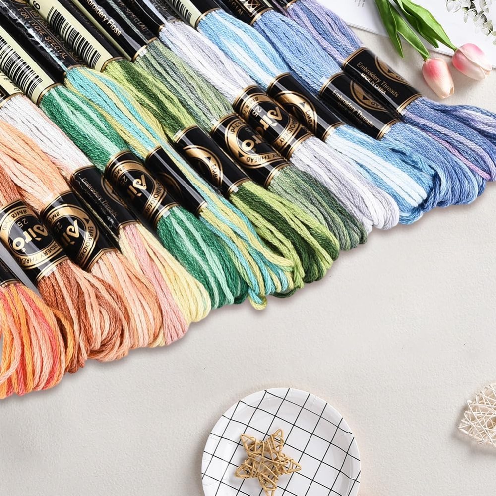 12 Stränge 105 Yards Kreuzstic – Embroidery Gradient Bewertung und Preis