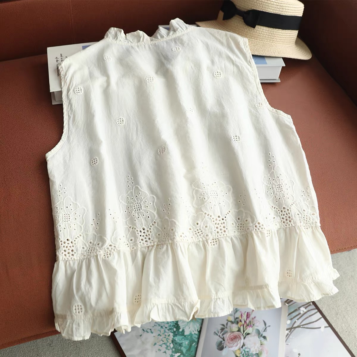 Damen Ärmelloses Westentop mit – Embroidery Vest Bewertung und Preis