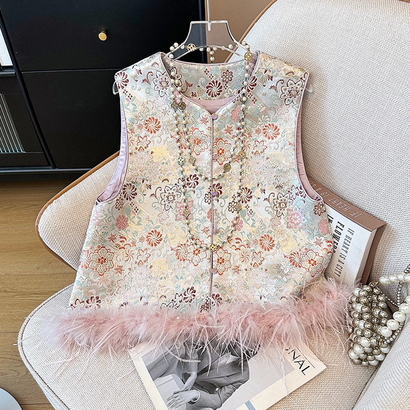 Neuer Chinesischer Stil Nation – Embroidery Vest Bewertung und Preis