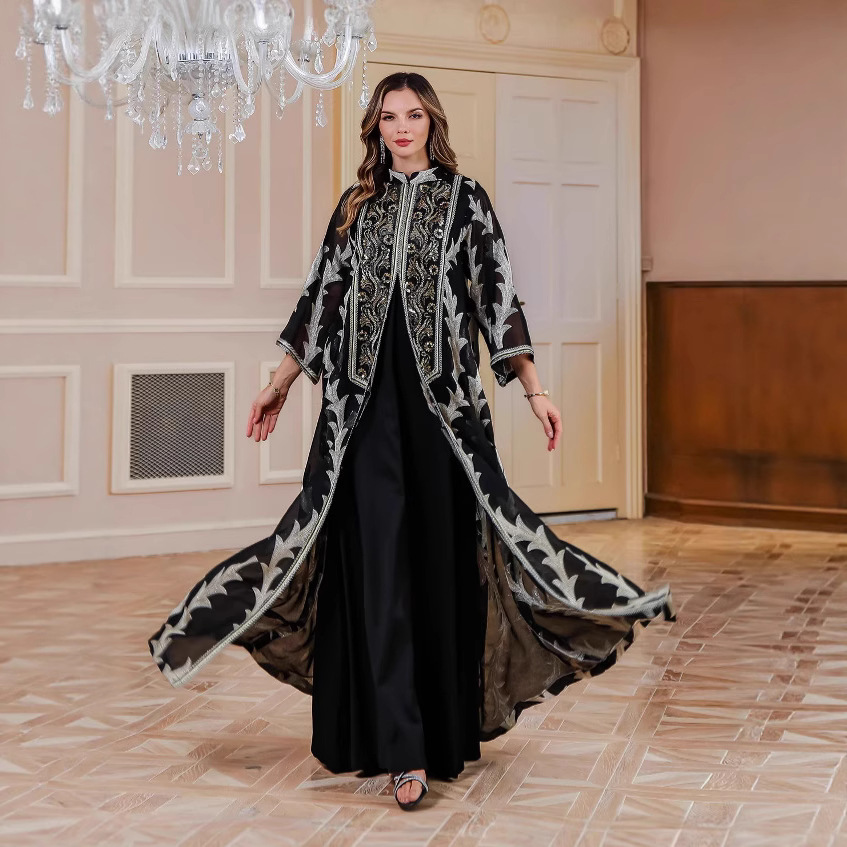 Eid Damenkleid Muslimische Aba – Embroidery Arabic Bewertung und Preis
