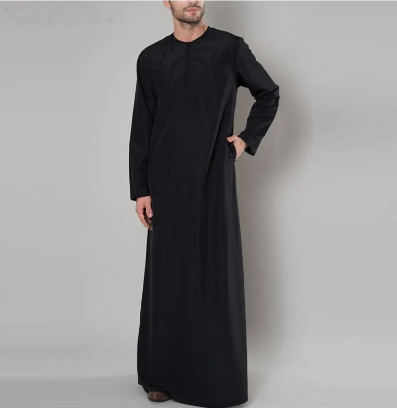 Eid Muslim Jubba Thobe Männer  – Embroidery Arabic Bewertung und Preis