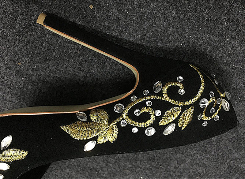 Bling Strass Gold Silber Blume – Embroidery Flower Bewertung und Preis