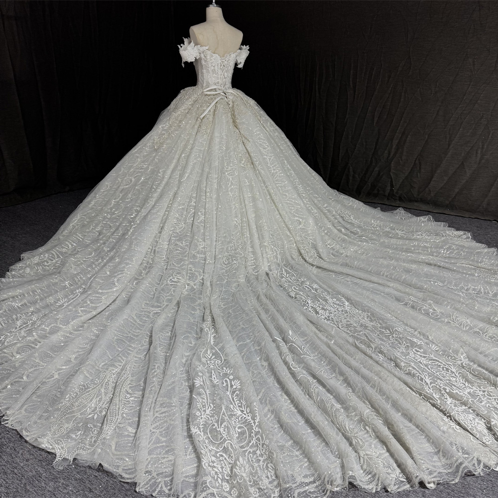 Anpassbares Brautkleid mit Her – Embroidery Organza Bewertung und Preis