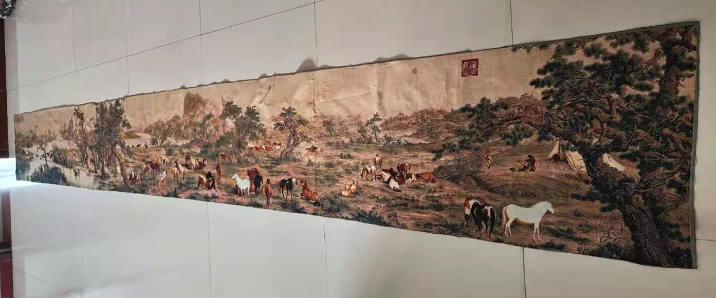 5M Super Size Chinese Folk Sil – Embroidery Horse Bewertung und Preis