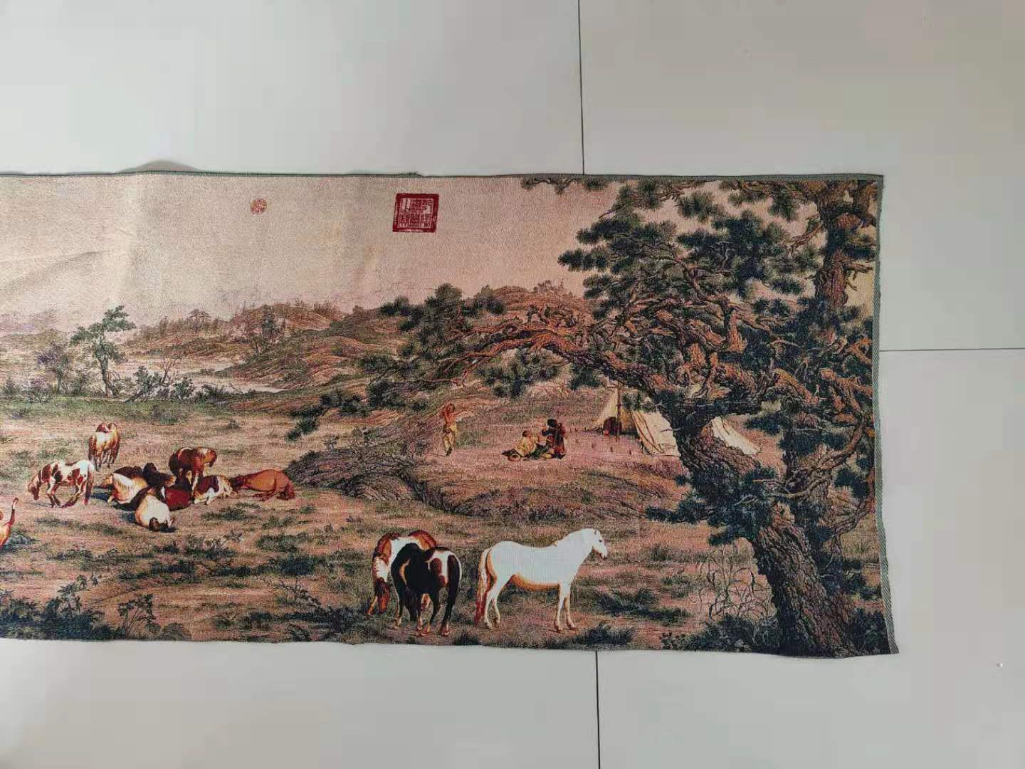 5M Super Size Chinese Folk Sil – Embroidery Horse Bewertung und Preis