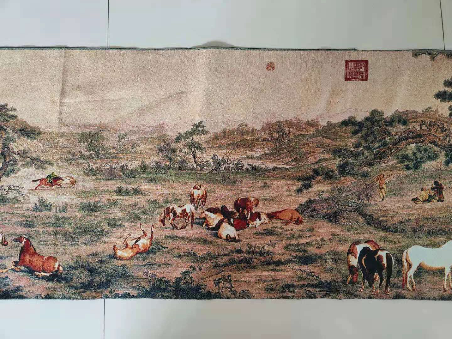 5M Super Size Chinese Folk Sil – Embroidery Horse Bewertung und Preis