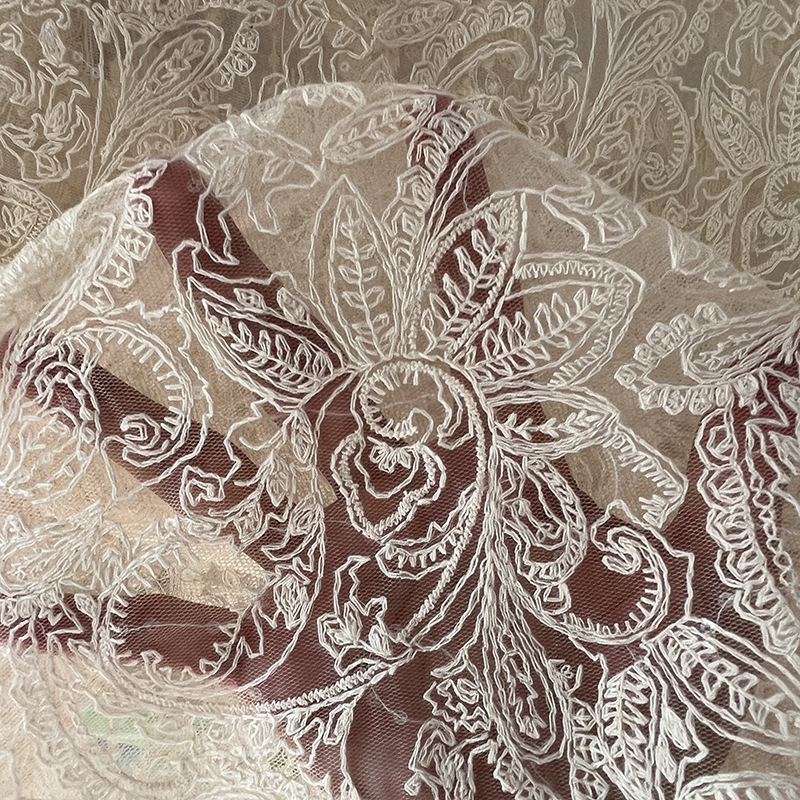 Pailletten, Blumenmuster, Netz – Embroidery Web Bewertung und Preis