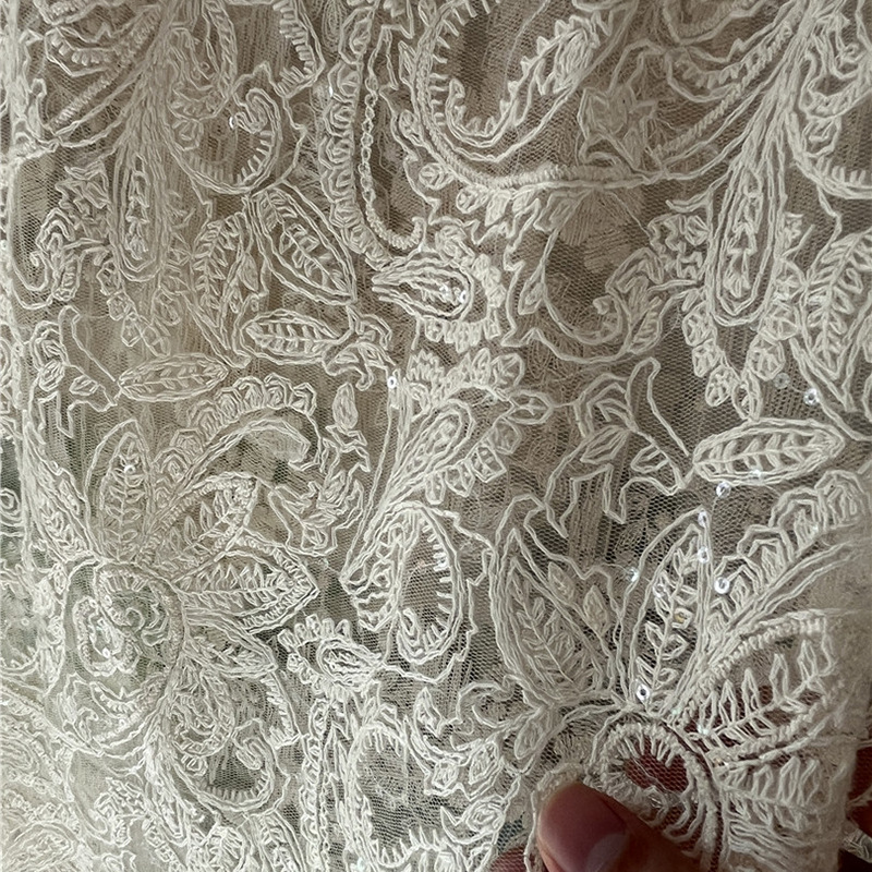 Pailletten, Blumenmuster, Netz – Embroidery Web Bewertung und Preis
