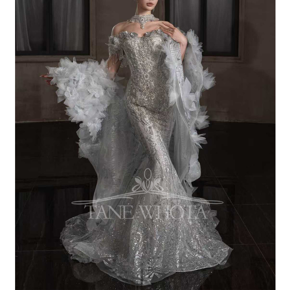 Schatz Off-Schulter Stickerei  – Embroidery Organza Bewertung und Preis