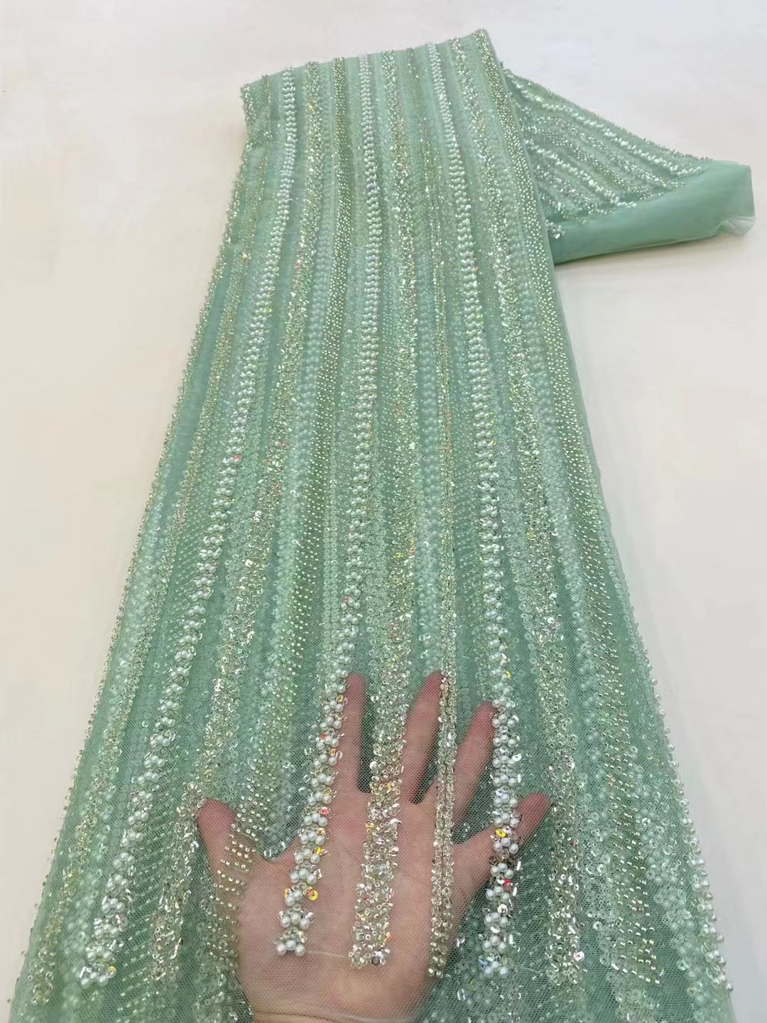 Hohe Qualität Afrikanischen Ni – Embroidery Organza Bewertung und Preis