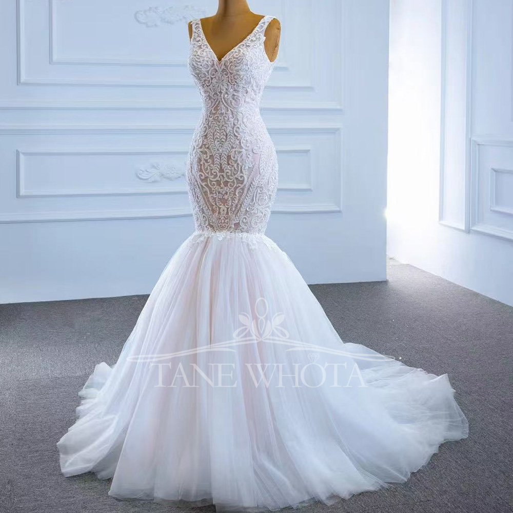 Ziviles Hochzeitskleid, Spaghe – Embroidery Organza Bewertung und Preis