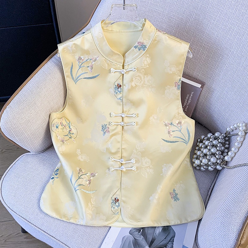 Neuer chinesischer Stil, orien – Embroidery Vest Bewertung und Preis